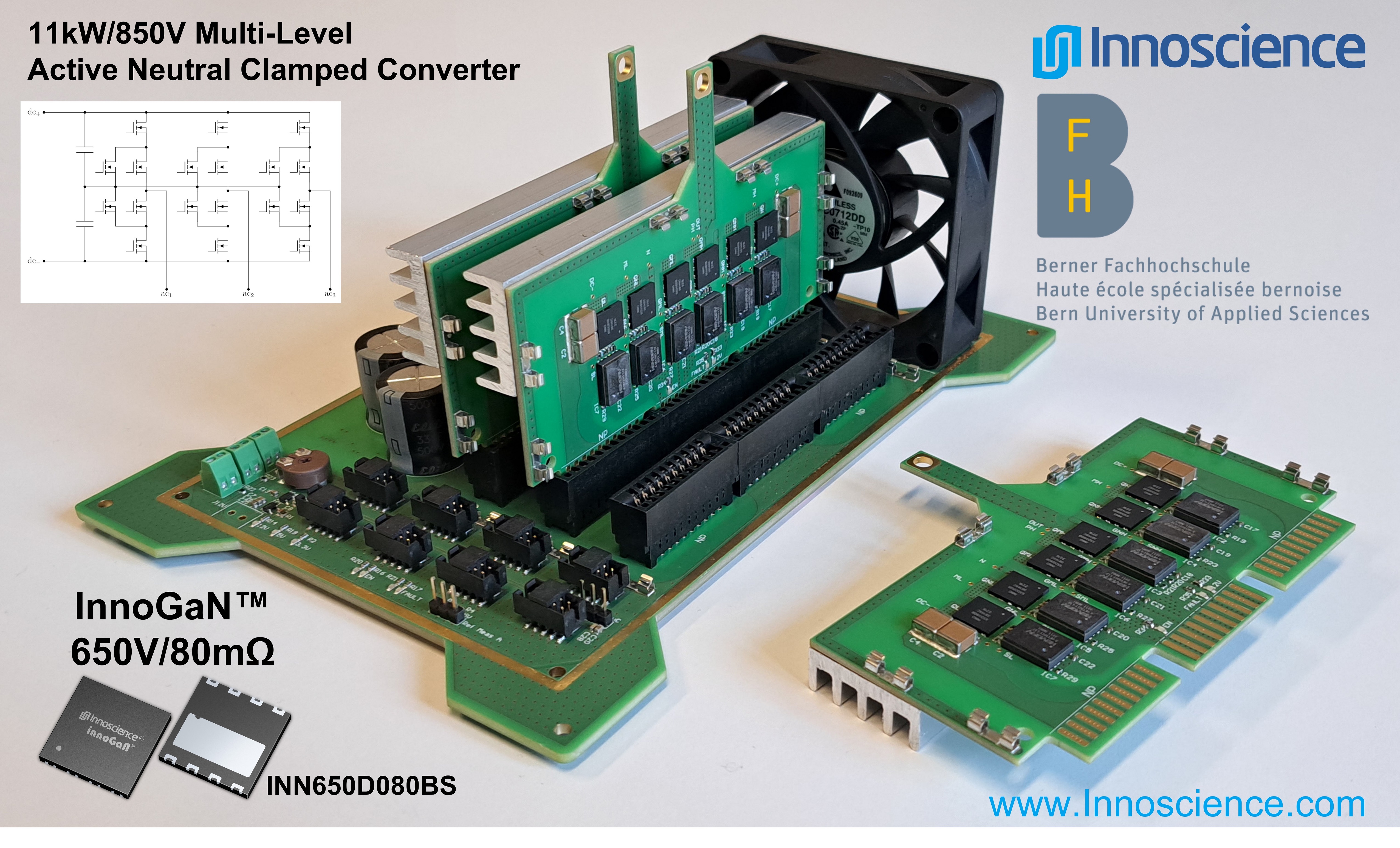 Multilevel Topology Reference Demo Addresses 850 VDC Applications with 650V GaN Fulfilling EV and Industrial Requirements